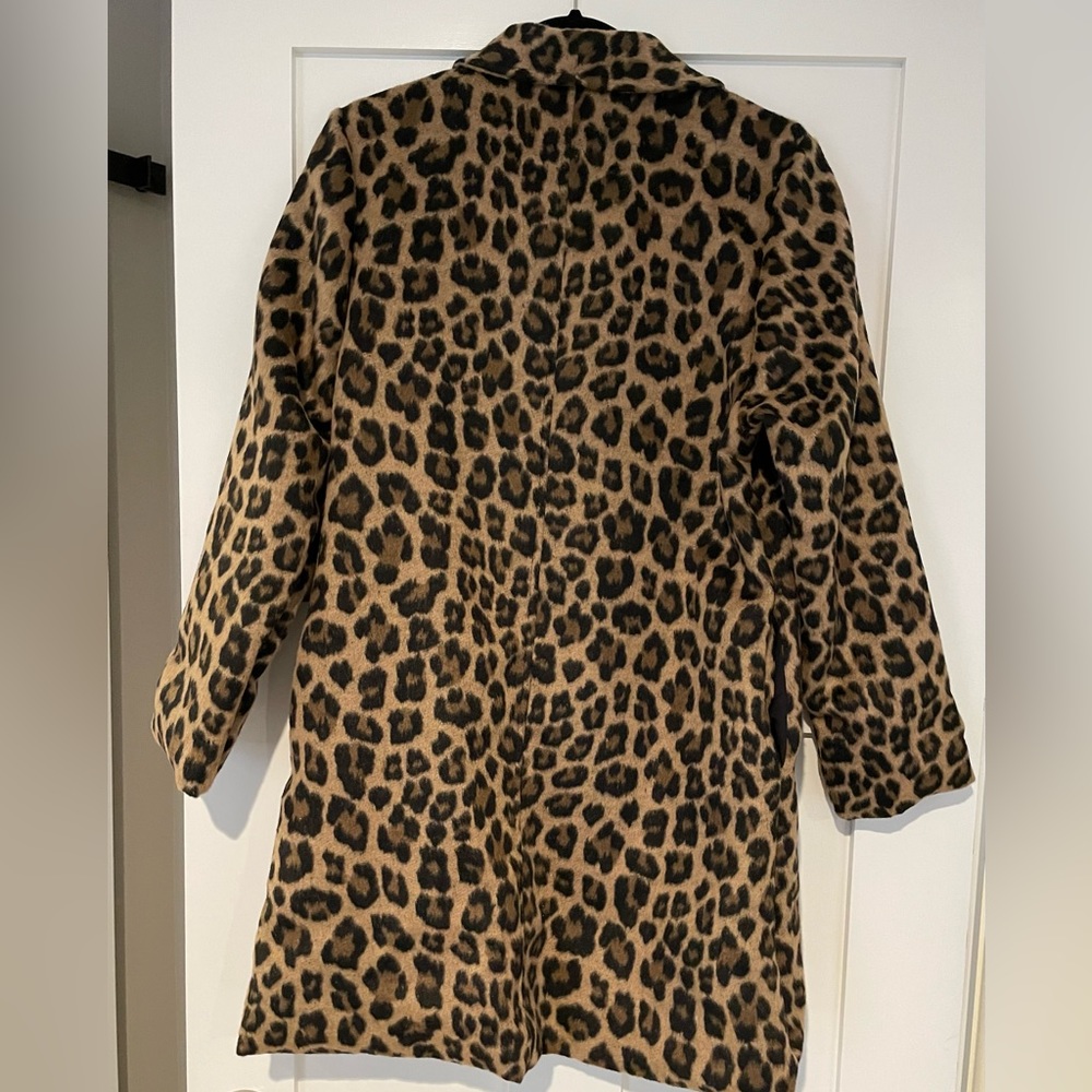 Leopard coat/jacket Size M - Picture 2 of 4